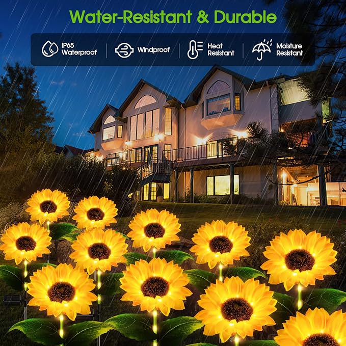 Solar Sunflower Light 1 Piece high brightness light