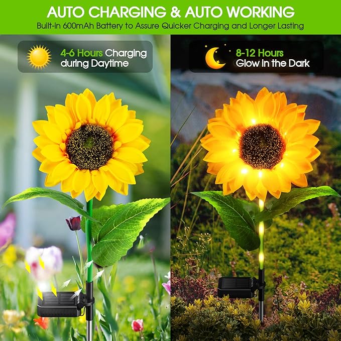 Solar Sunflower Light 1 Piece high brightness light