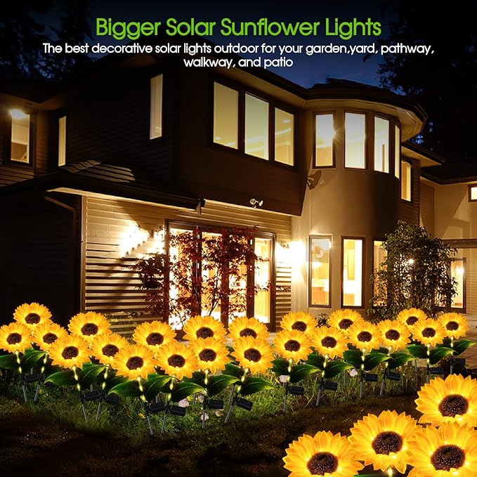 Solar Sunflower Light 1 Piece high brightness light
