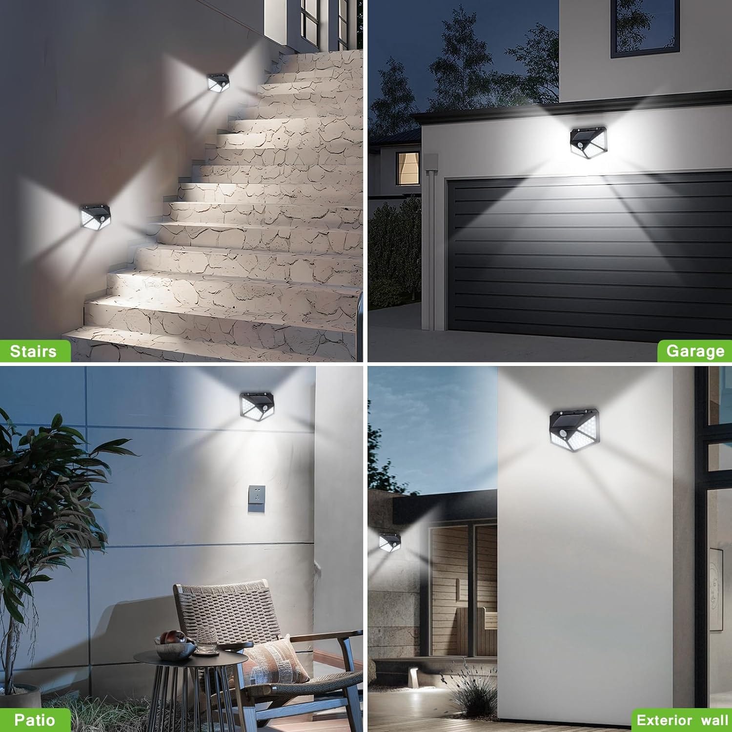 100 LED Solar Motion Sensor Light