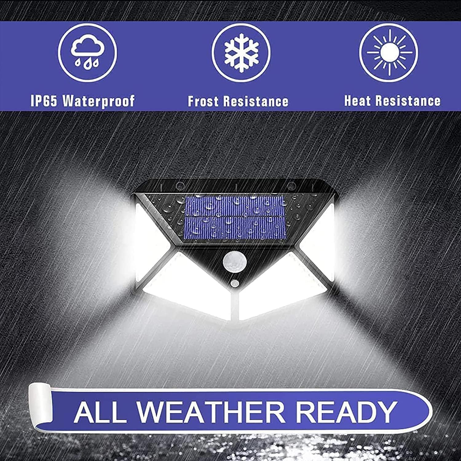 100 LED Solar Motion Sensor Light